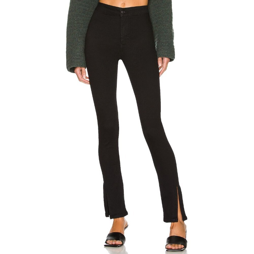 We The Free Riley Slit Skinny Black Jeans Size 27